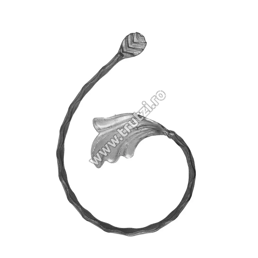Imagine element virgula sect. 12x5mm amprentat, h 150mm, l 110mm