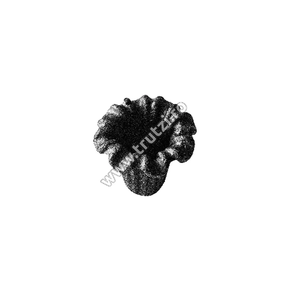 Imagine floare turnata fi 40mm, h 40mm