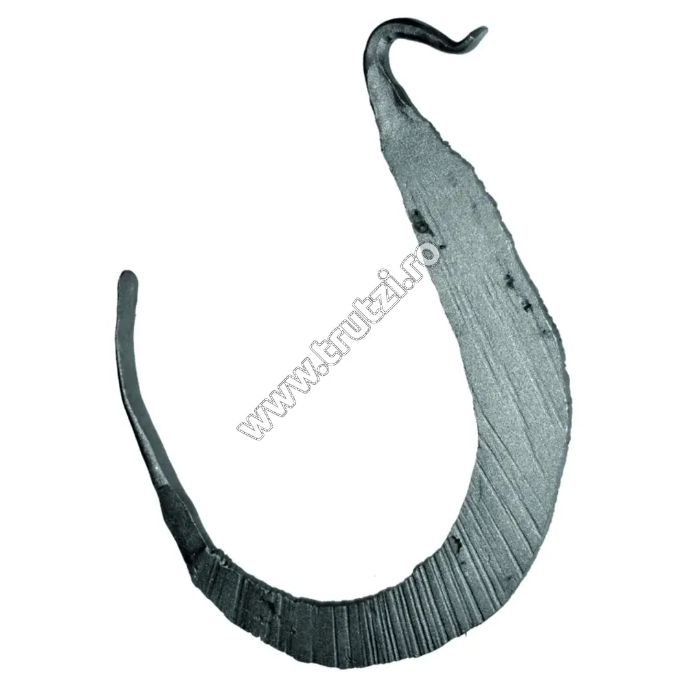 Imagine frunza forjata h 470mm, l 340mm, gr. 6mm