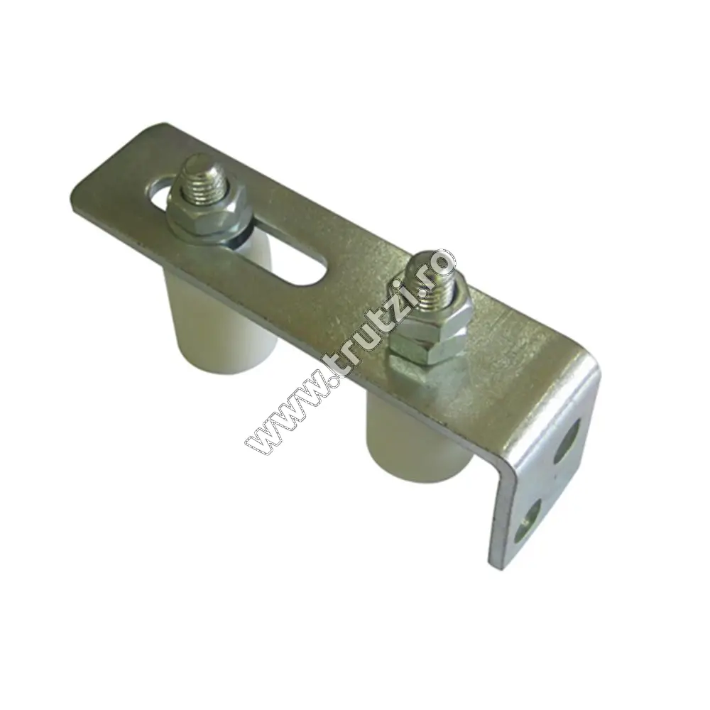 Imagine ghidaj superior cu 2 role, 1 reglabila fi 30mm pt. porti culisante