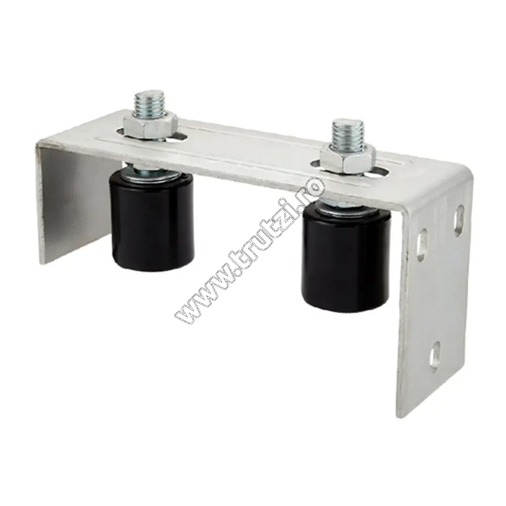 Imagine ghidaj superior cu 2 role fi 40mm si placa reglabila pt. porti culisante