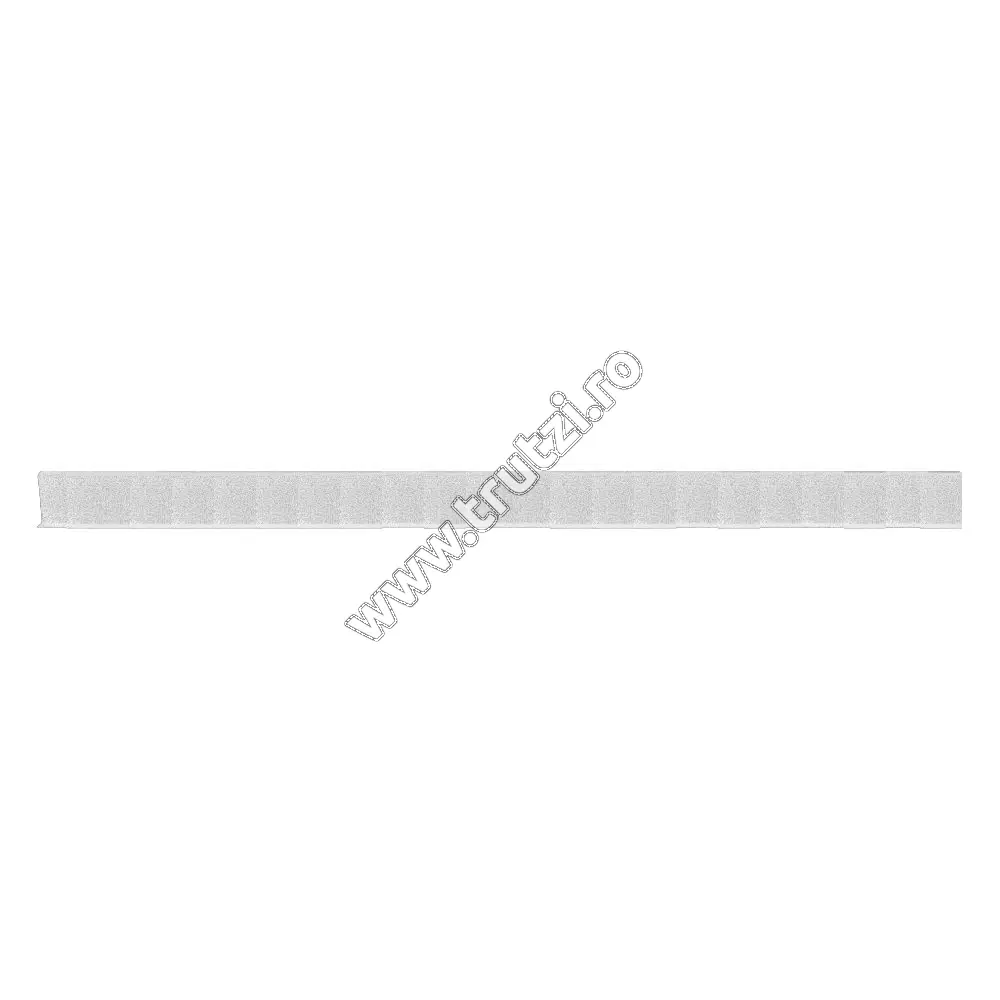 Imagine lamela pentru gard tip jaluzea 0.55 mm alb ral 9010