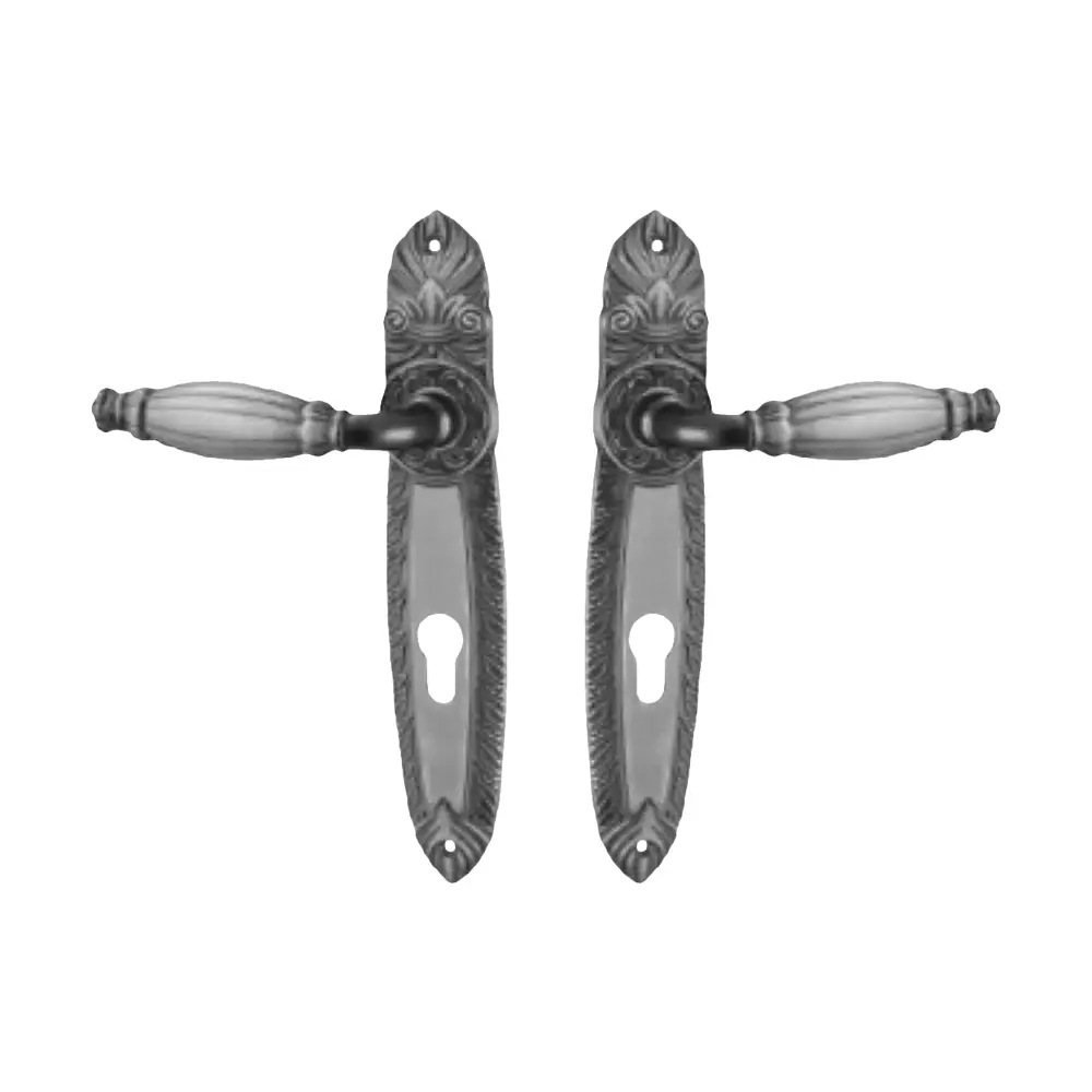 Imagine maner cu sild turnat negru h 250mm, l 48mm, d 85mm 63172