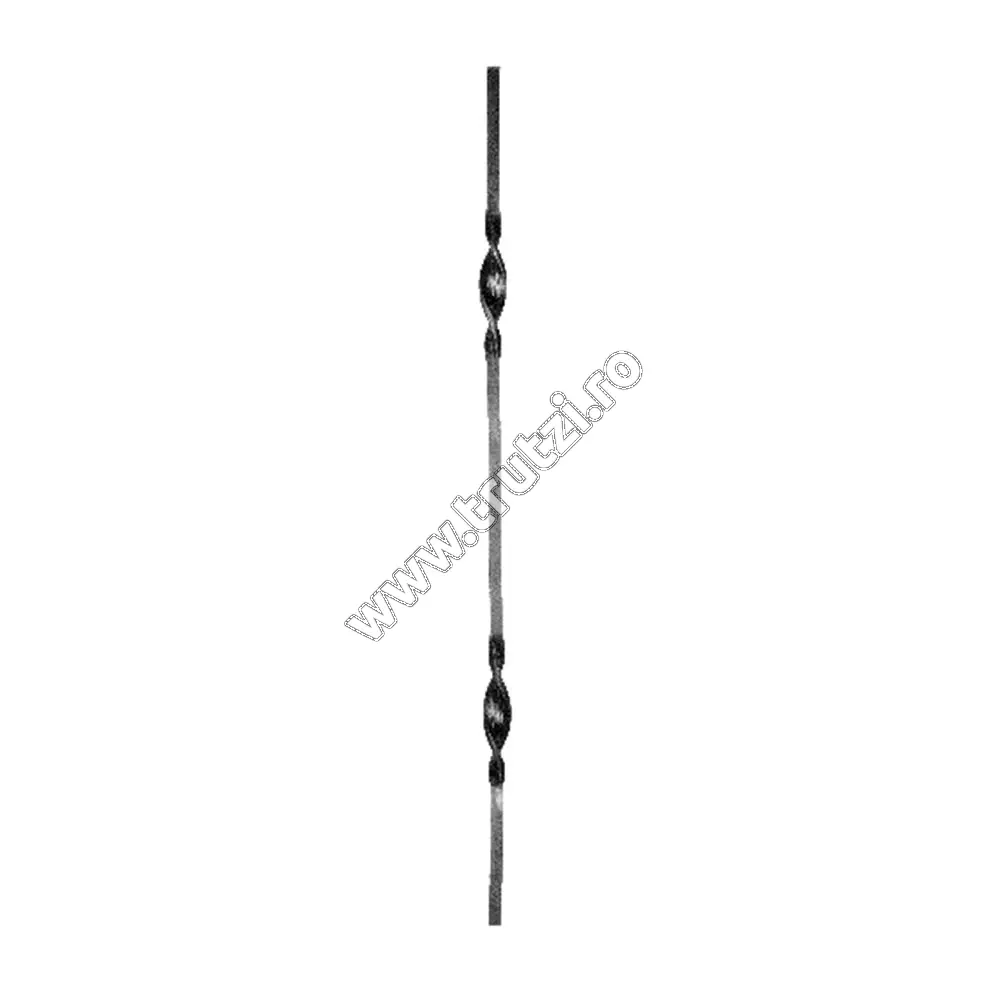 Imagine montant balustrada sect. 12x12mm, h 900mm