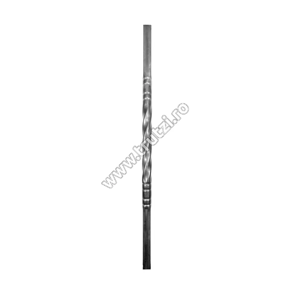 Imagine montant din teava sect. 30x30x1.2mm, h 1000mm