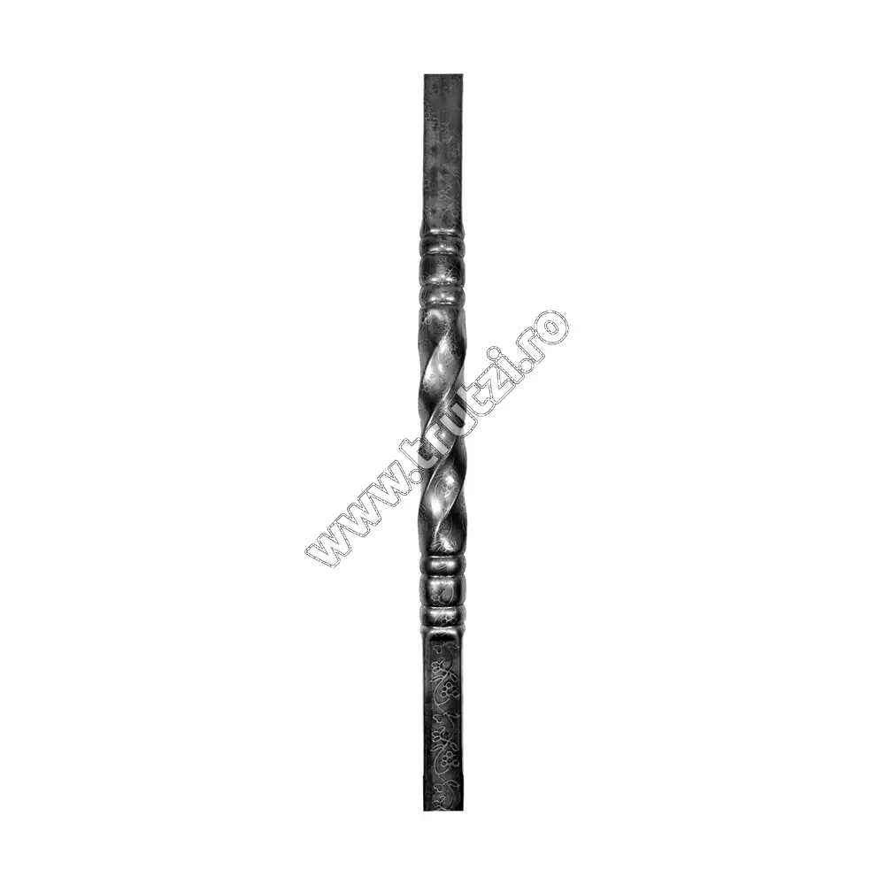 Imagine montant din teava sect. 50x50x1.2mm, h 1000mm