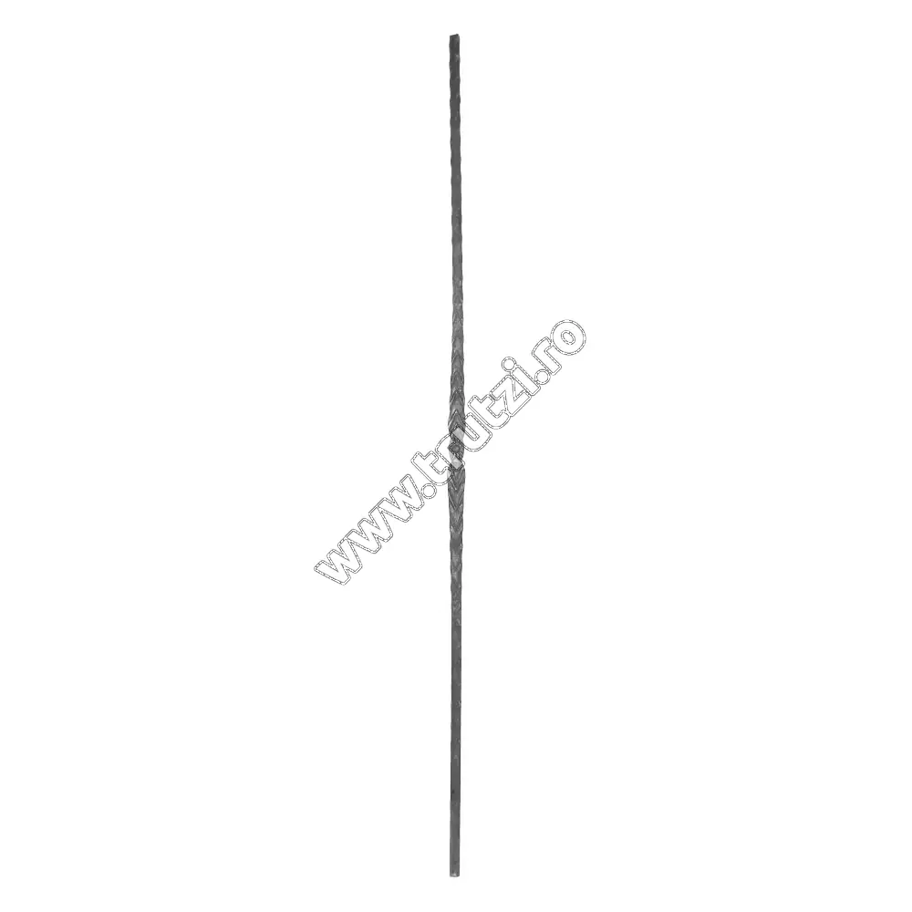 Imagine montant drept sect. 10x10mm amprentat, h 900mm, l 30mm