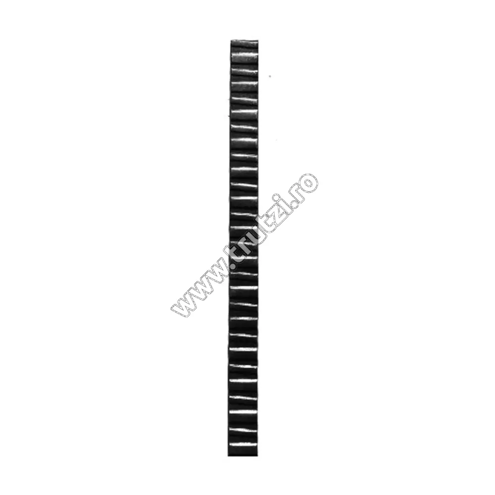 Imagine otel lat amprentat transversal 16x8