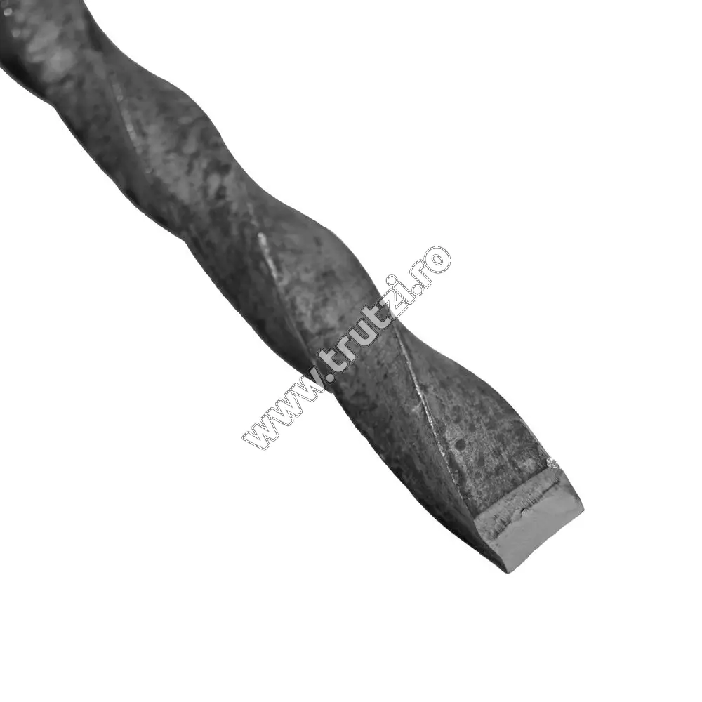 Imagine otel patrat rasucit 16x16mm, l 3000mm