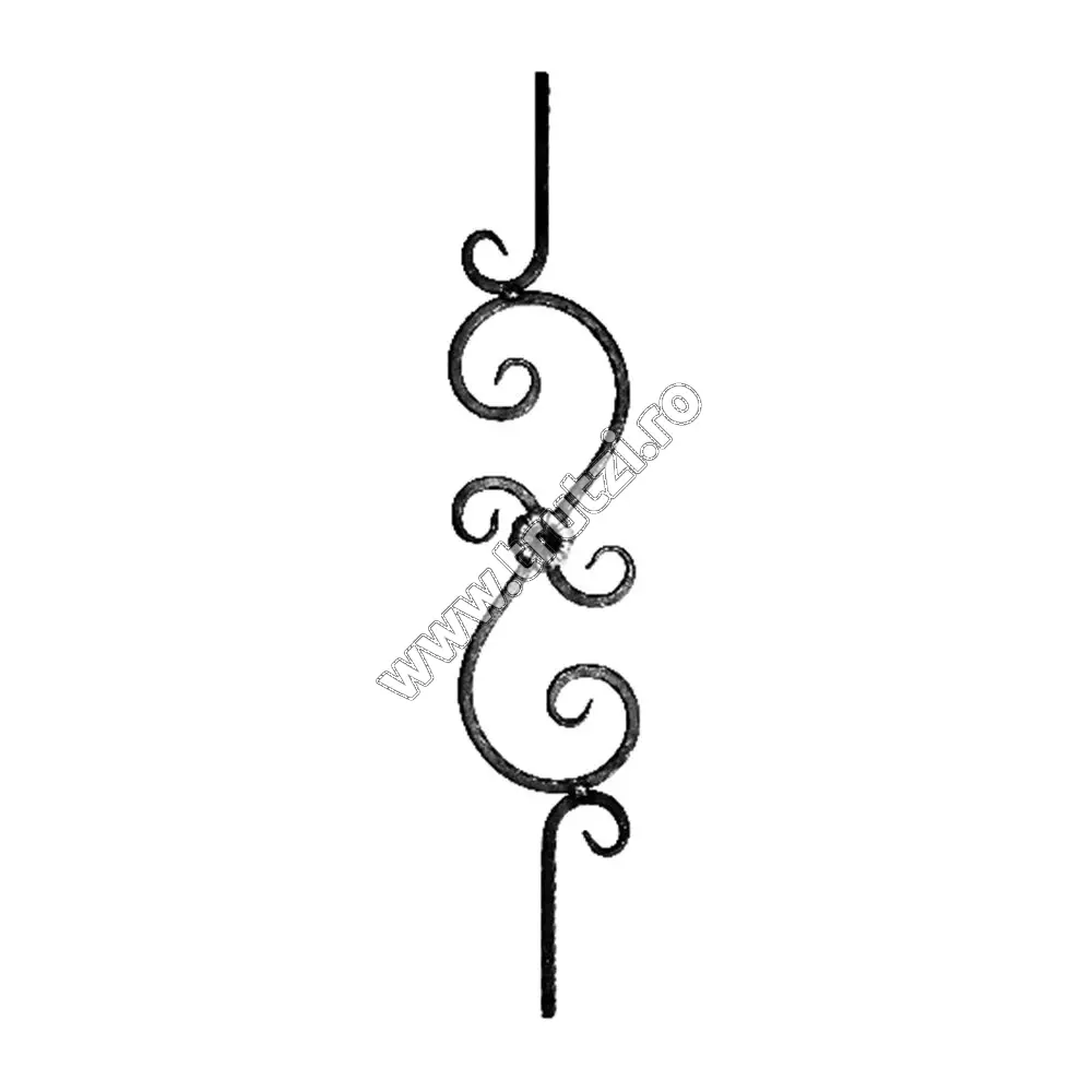 Imagine panou balustrada sect. 12x12mm amprentat, h 900mm, l 175mm