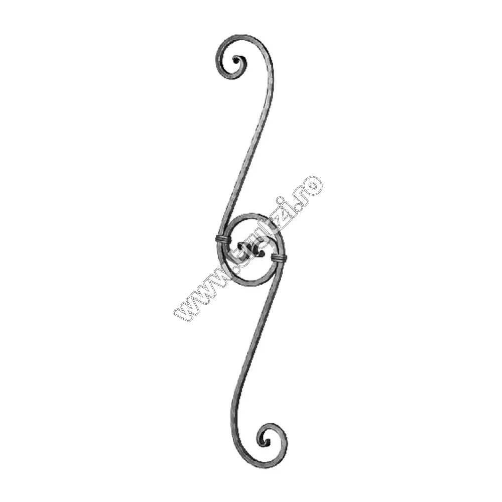 Imagine panou balustrada sect. 12x12mm amprentat, h 900mm, l 210mm