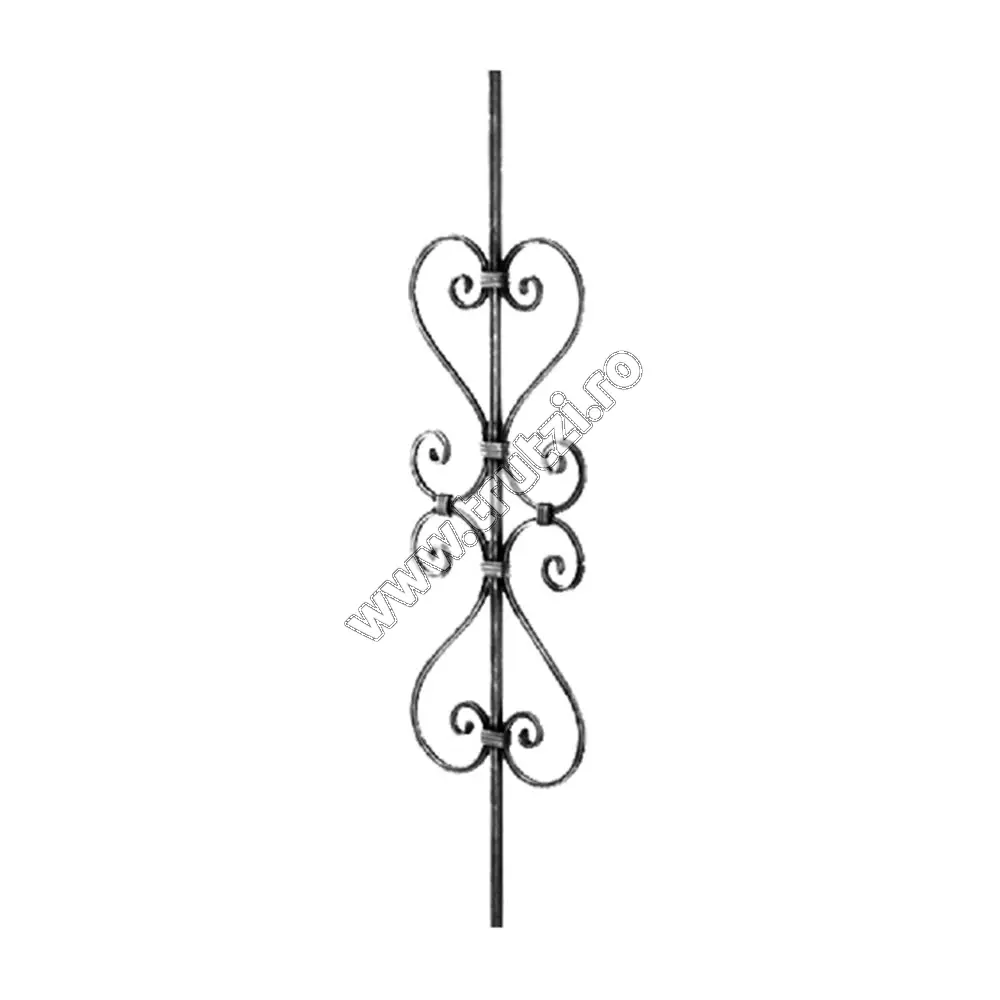 Imagine panou balustrada sect. 12x12mm canelat, h 900mm, l 230mm