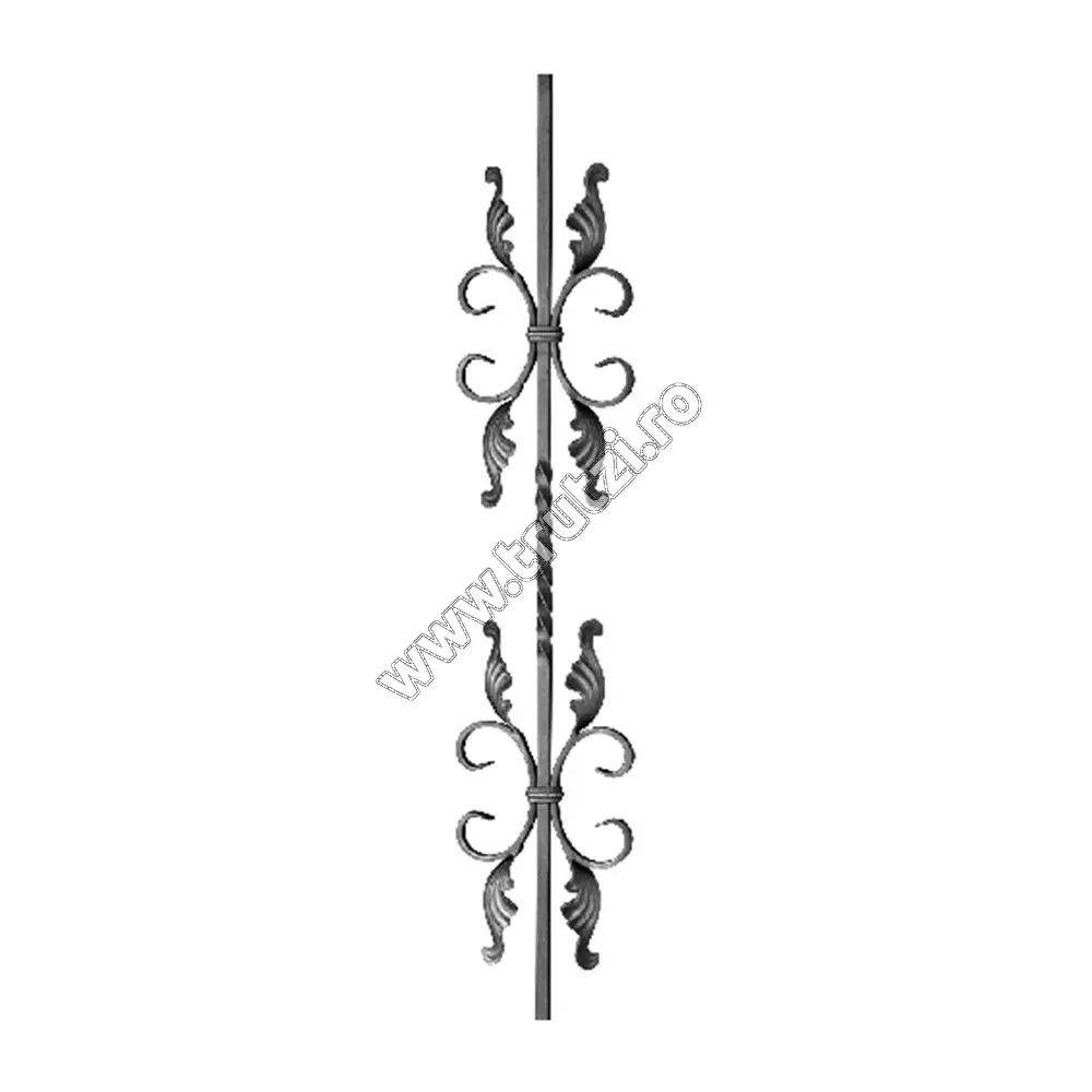 Imagine panou balustrada sect. 12x12mm rasucit, h 900mm, l 160mm