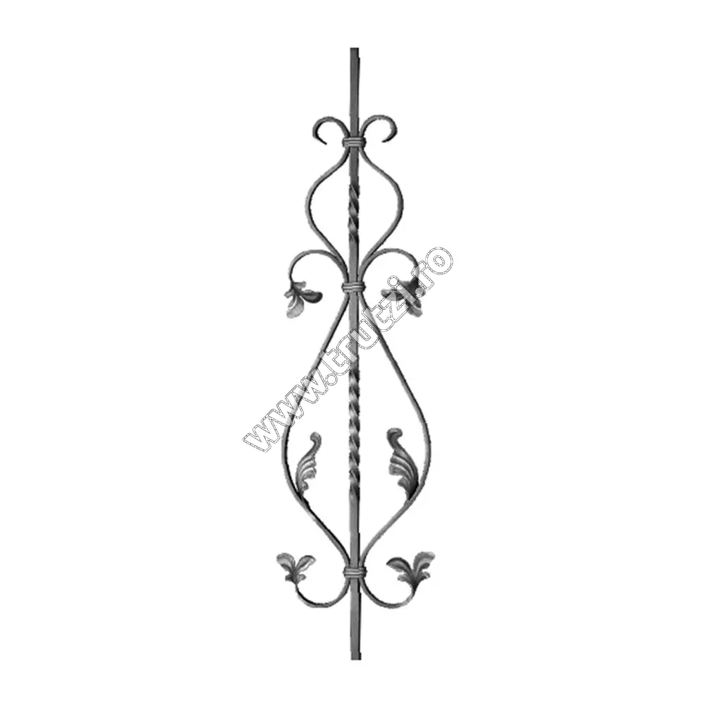 Imagine panou balustrada sect. 12x12mm rasucit, h 900mm, l 225mm