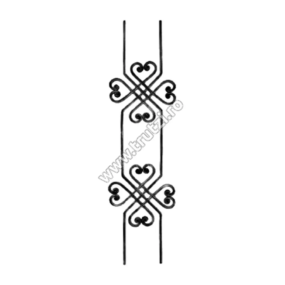Imagine panou balustrada sect. 12x6mm, h 900mm, l 250mm