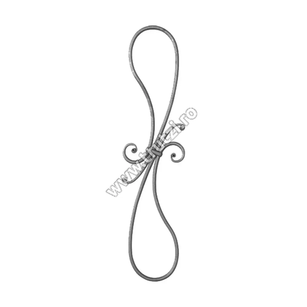 Imagine panou  balustrada sect.12x12mm, h:800 mm, l:200mm