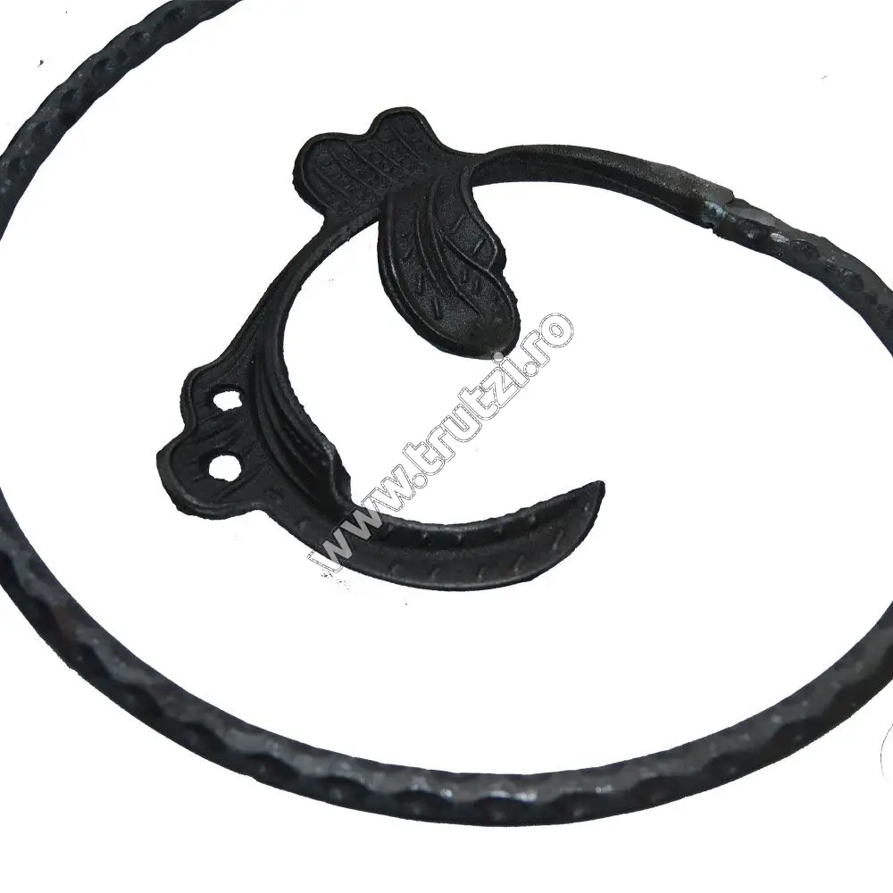 PANOU FORJAT "IEDERA" SECT. FI 12MM AMPRENTAT, H 1100MM, L 650MM(51096) - imagine 2