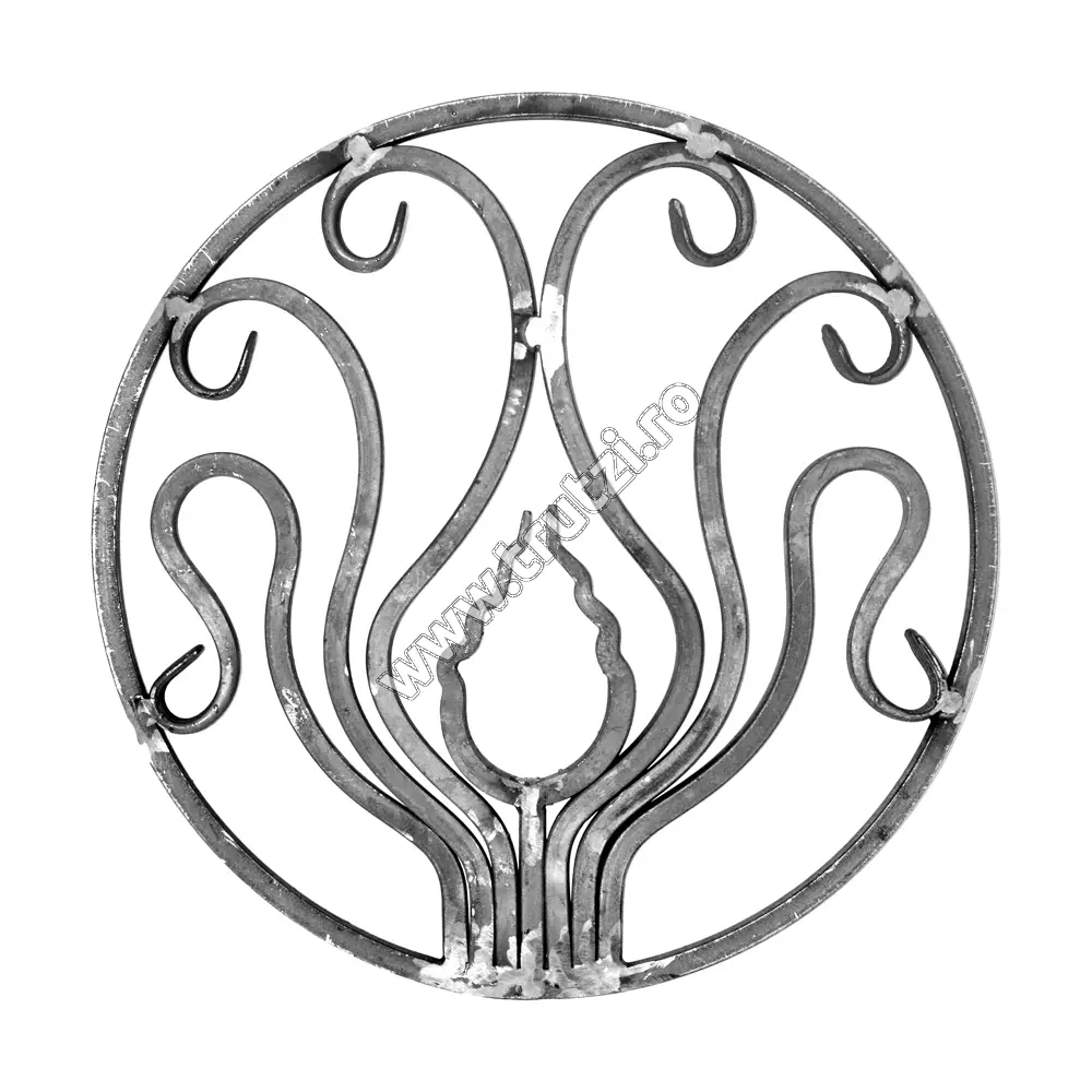 Imagine panou forjat sect. 12x12mm, fi 450mm