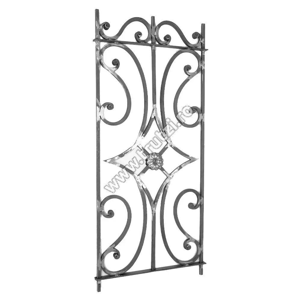 Imagine panou forjat sect. 12x12mm, h 1000mm, l 430mm