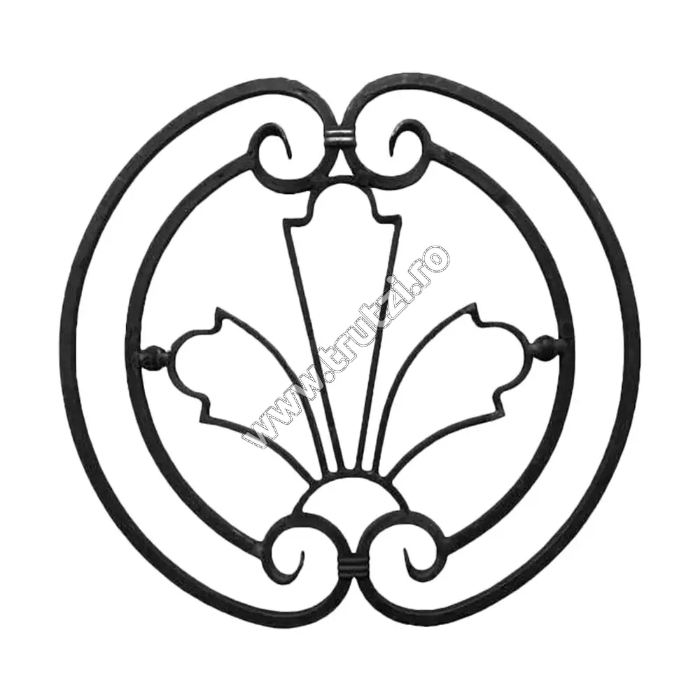 Imagine panou forjat sect. 12x12mm, h 520 mm, l 540 mm