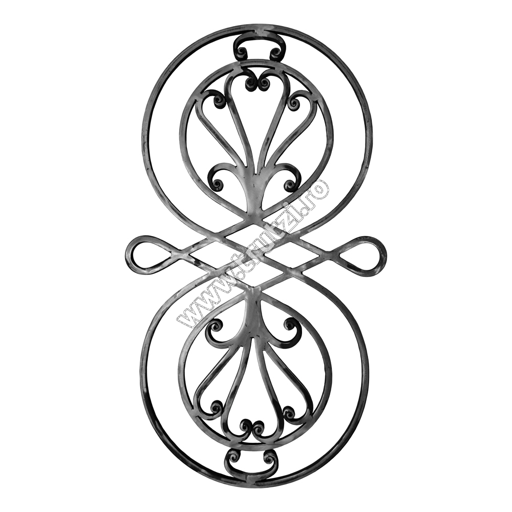 Imagine panou forjat sect. 12x12mm, h 800mm, l 400mm