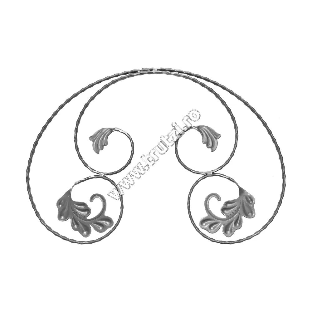 Imagine panou forjat sect 12x6 amprentat ,h 370 mm, l 550 mm