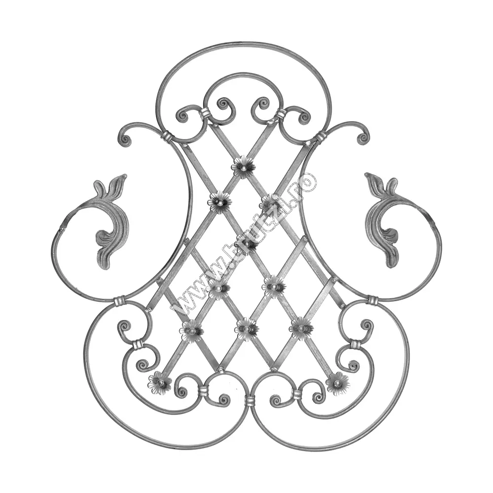Imagine panou forjat sect. 12x6mm, h 690mm, l 650mm