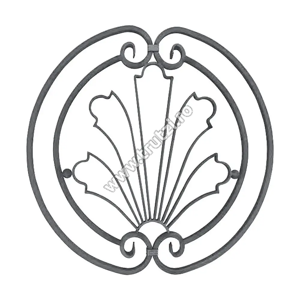 Imagine panou forjat sect. 14x14mm, h 700 mm, l 680 mm