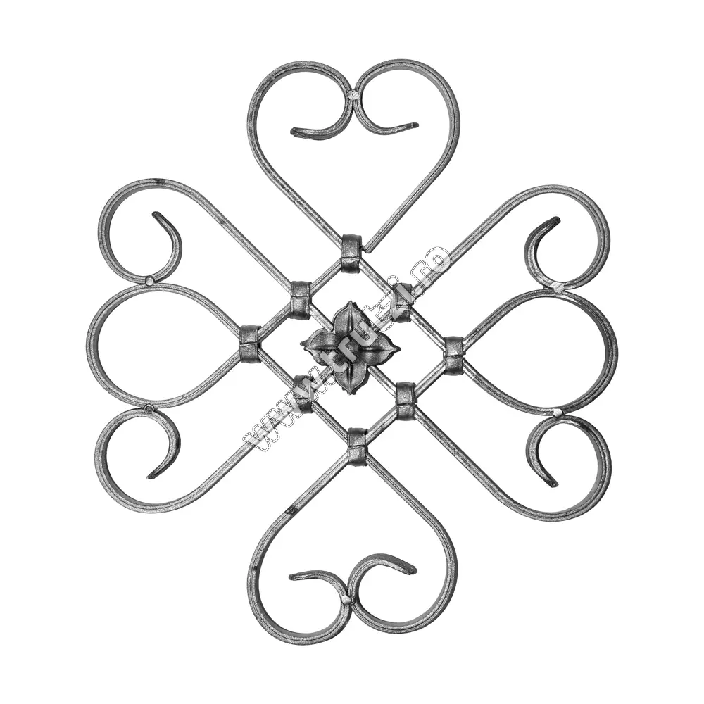 Imagine panou forjat sect. 16x6mm, h 430mm, l 390mm