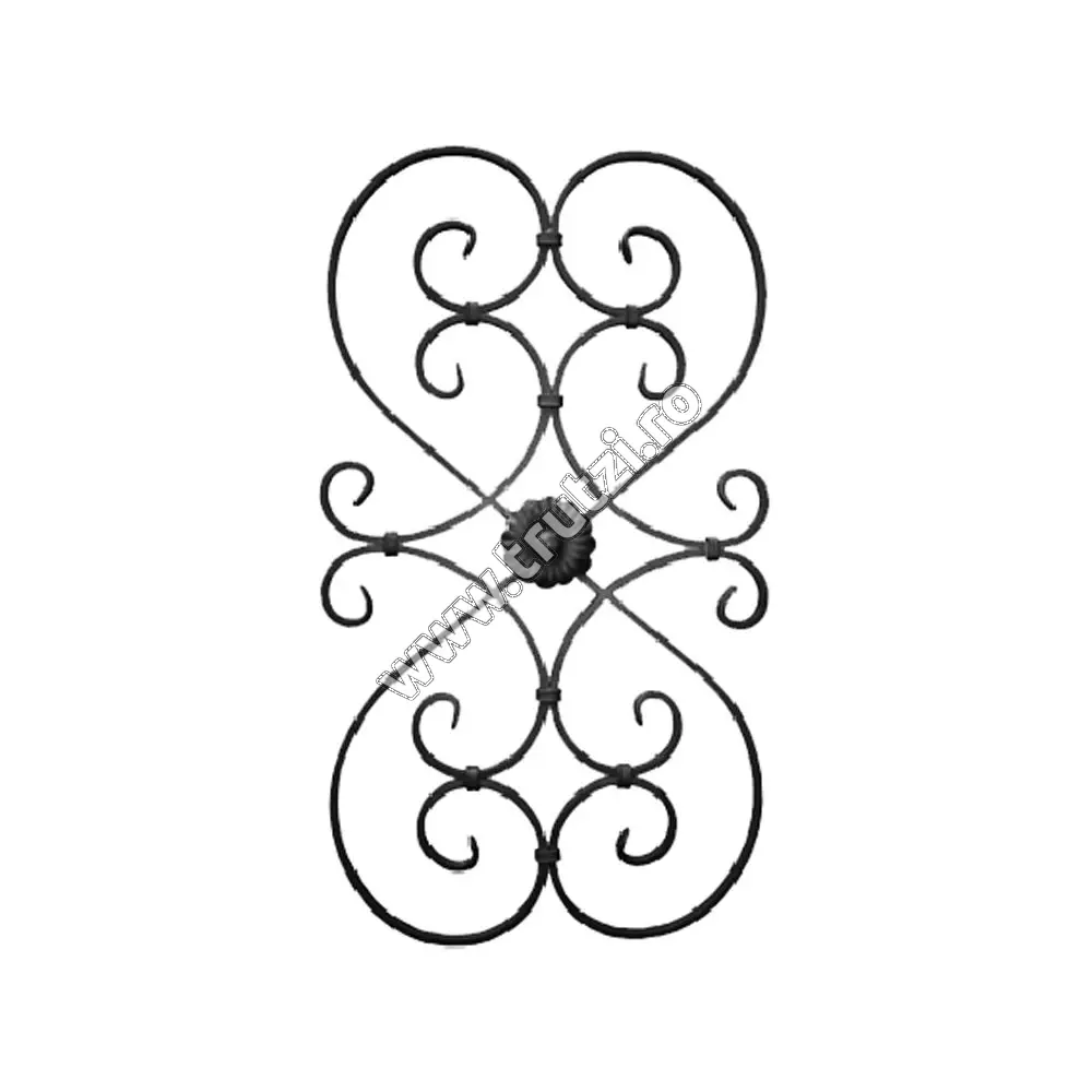 Imagine panou forjat sect. 16x8mm, h 800mm, l 440mm