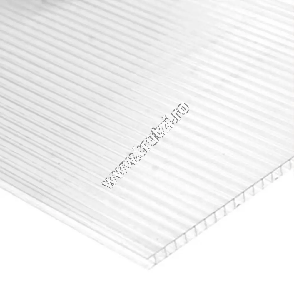 Imagine policarbonat transparent lovitura de ciocan 4mm, 6000x2100mm