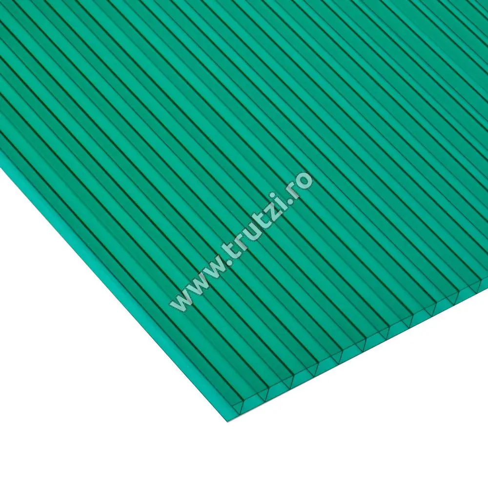 Imagine policarbonat verde 4mm, 6000x2100mm
