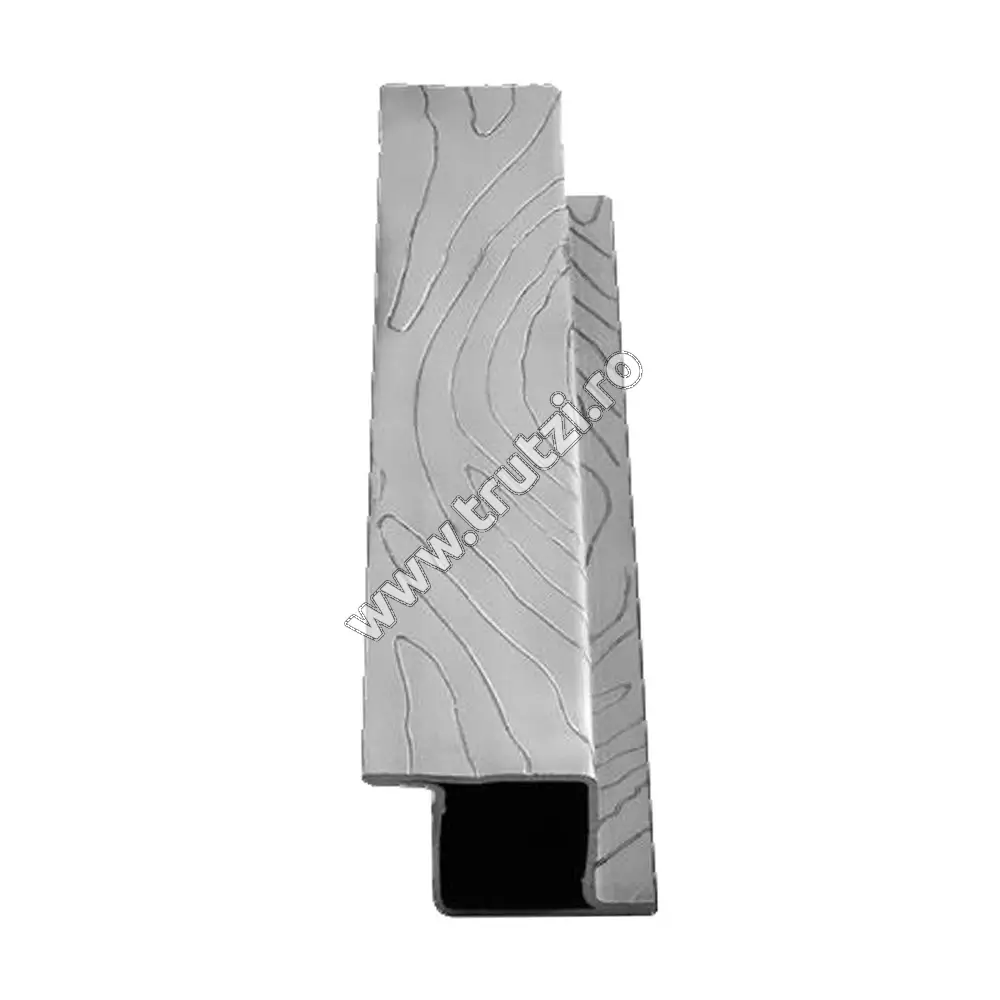 Imagine profil "z" amprentat scoarta 45x45x34mm, gr. 1.4mm