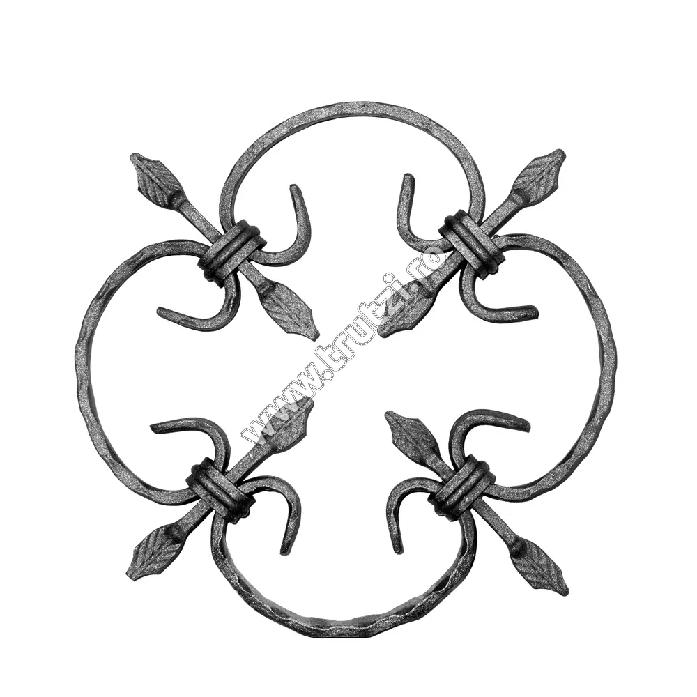 Imagine rozeta sect. 12x5mm amprentat margini, h 250mm, l 250mm