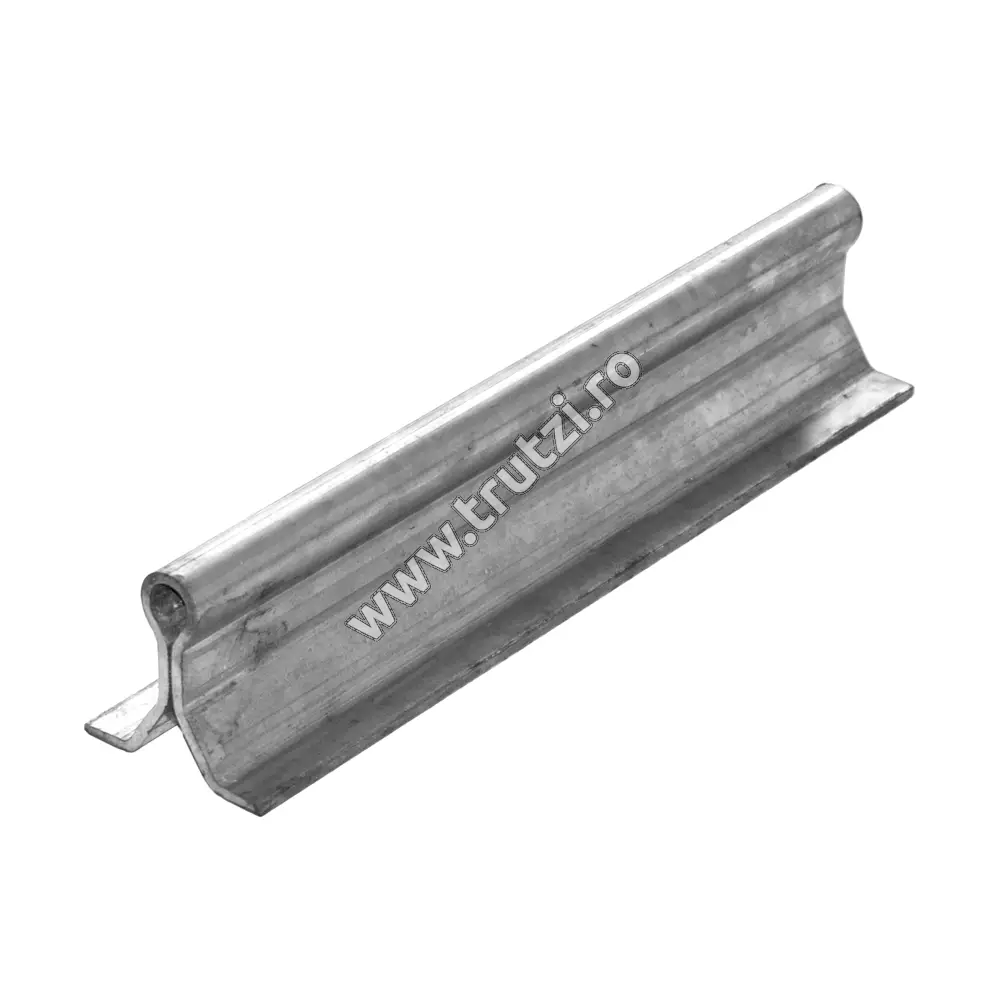 Imagine sina aplicata pe beton pt. porti culisante profil rotund, h 60mm, l 62mm, gr. 3.