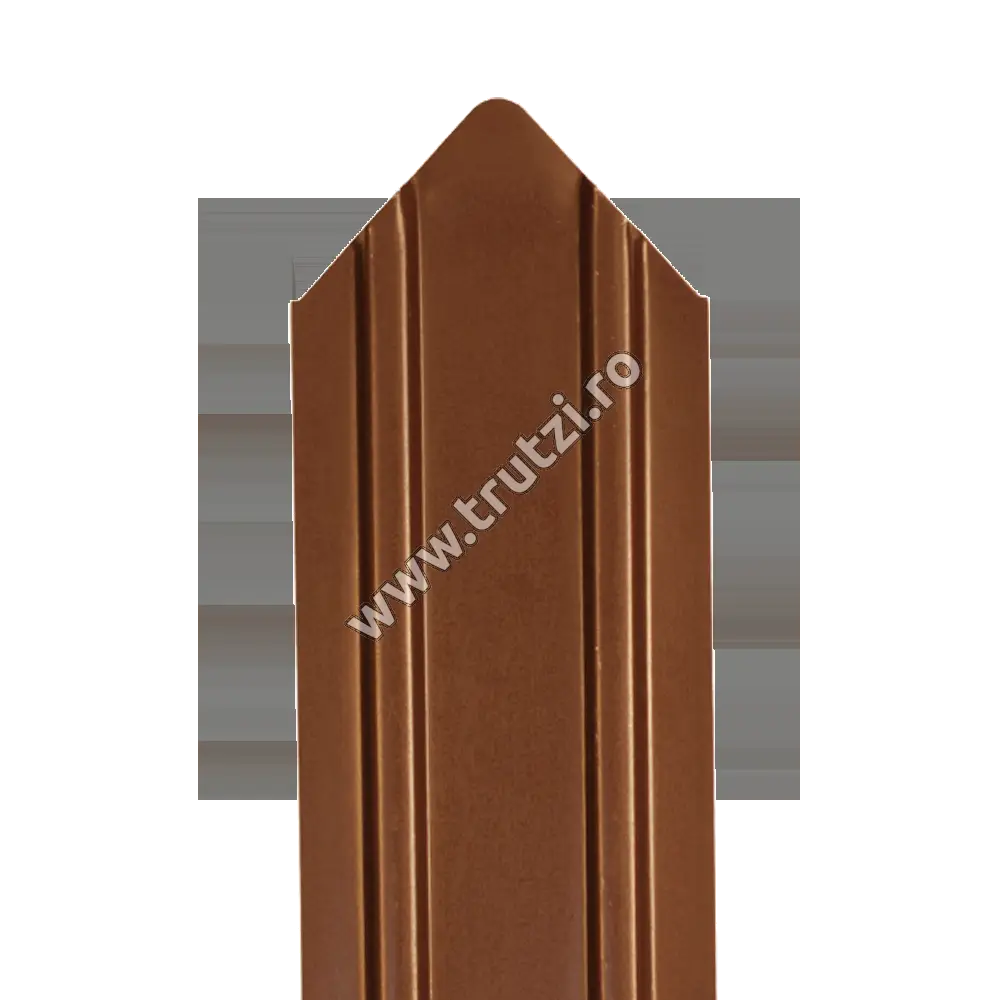 Imagine sipca maro ral 8017 h 1200 l 100 gr. 0.55 mm vopsita pe ambele parti