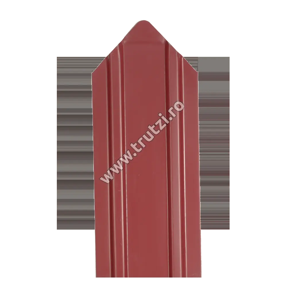 Imagine sipca rosu ral 3009 h 1500 l 100 gr. 0.55 mm vopsita pe ambele parti