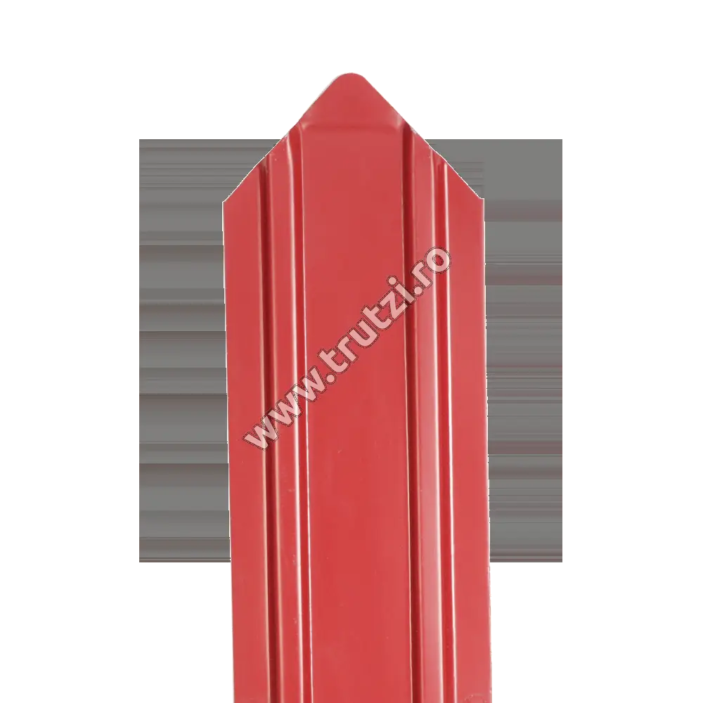 Imagine sipca rosu ral 3011 h 1700 l 100 gr. 0.45 mm vopsita pe o parte