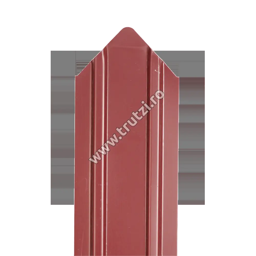 Imagine sipca visiniu ral 3005 h 1500 l 100 gr. 0.45 mm vopsita pe o parte