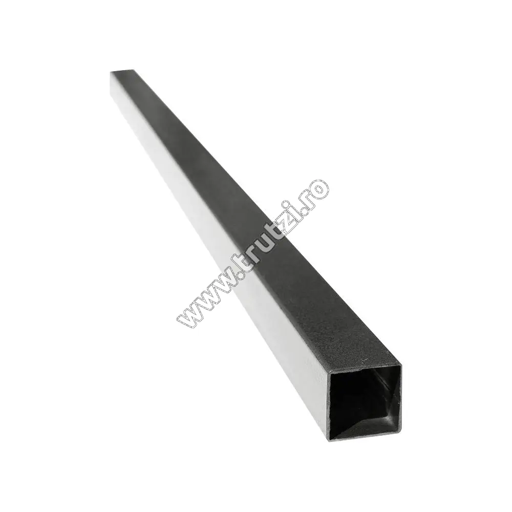Imagine stalp de gard 80x80x1.5mm, lungime - 2000mm gri antic