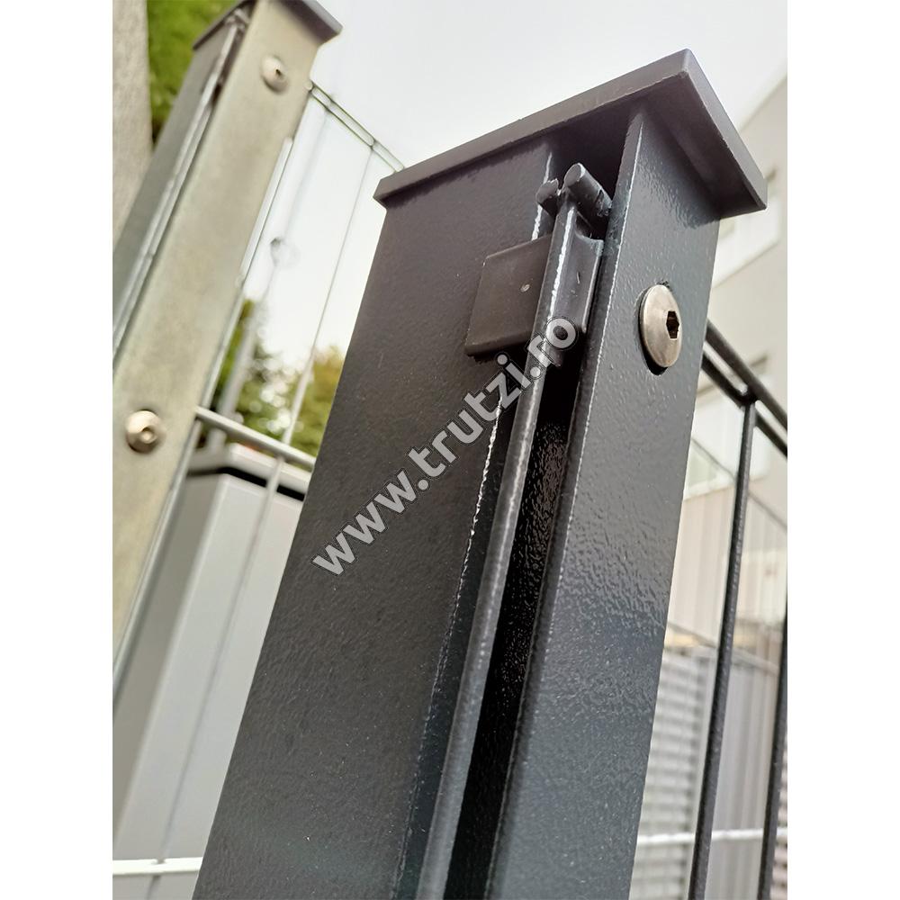 STALP ZINCAT 60*40*1.5 PENTRU PANOU 2D, H 2200MM - imagine 3