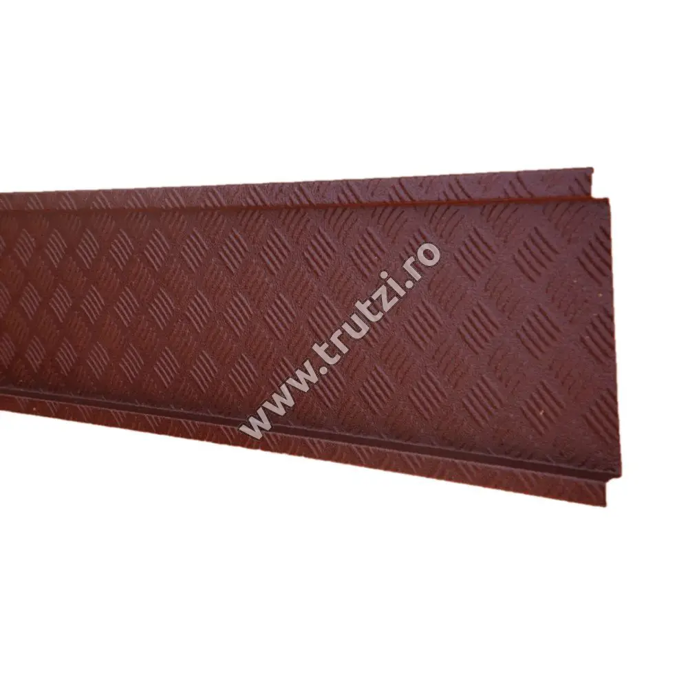 Imagine temelie gard 300x2000mm rosu ral 3005