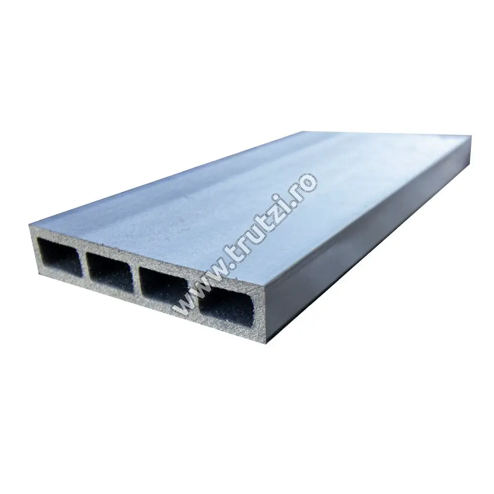 Imagine uluca celulara gard wpc 102x20x2000mm, negru