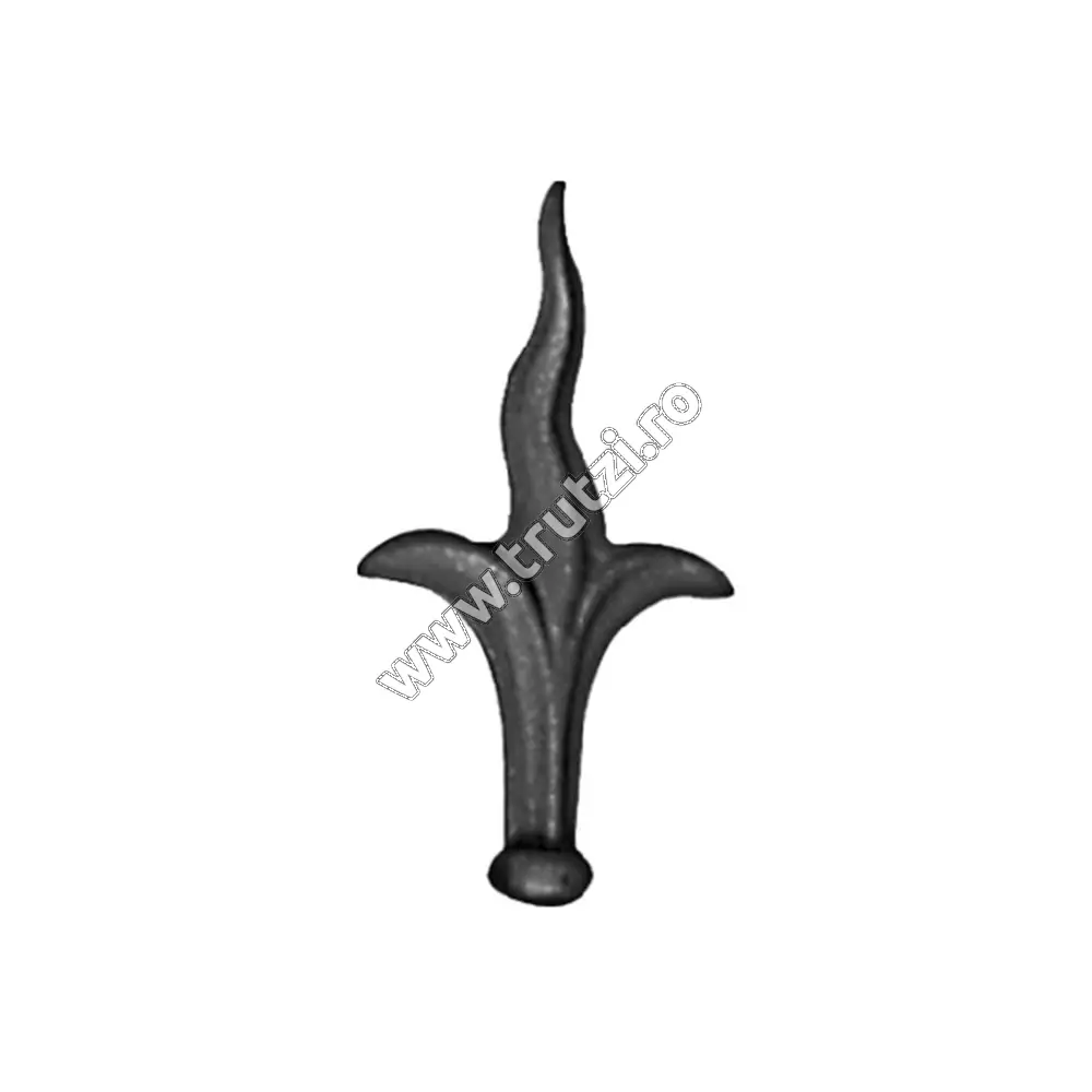 Imagine 4005018t varf turnat baza fi 18mm, h 120mm, l 63mm