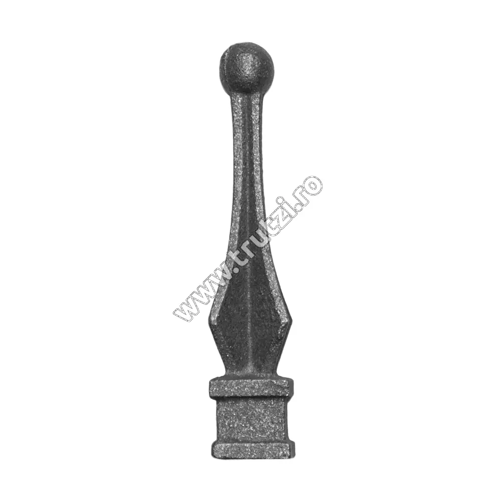 Imagine varf turnat gaura 16x16mm, h 140mm, l 36mm