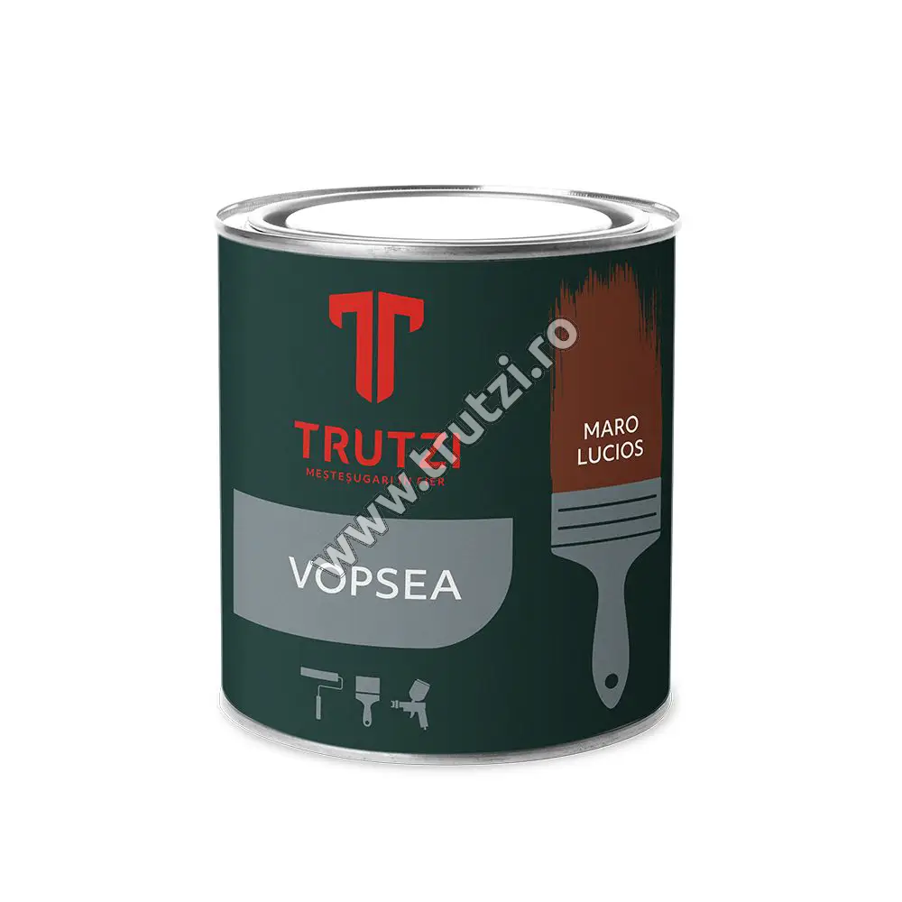 Imagine vopsea maro lucios 0.75 l